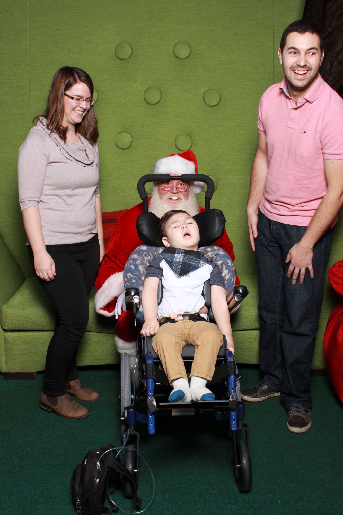 Santa being funny
