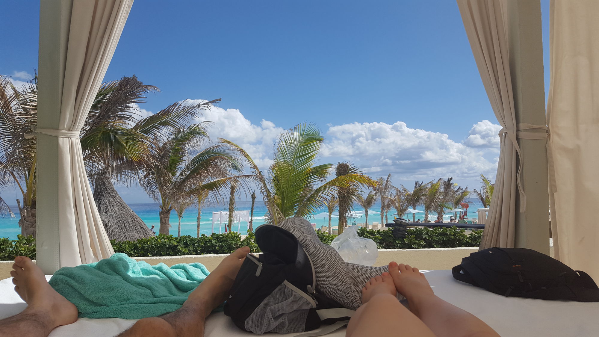 Enjoying the weather in Mexico